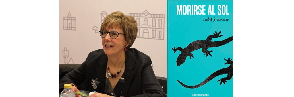 Isabel J. Romero en el Bibliotren