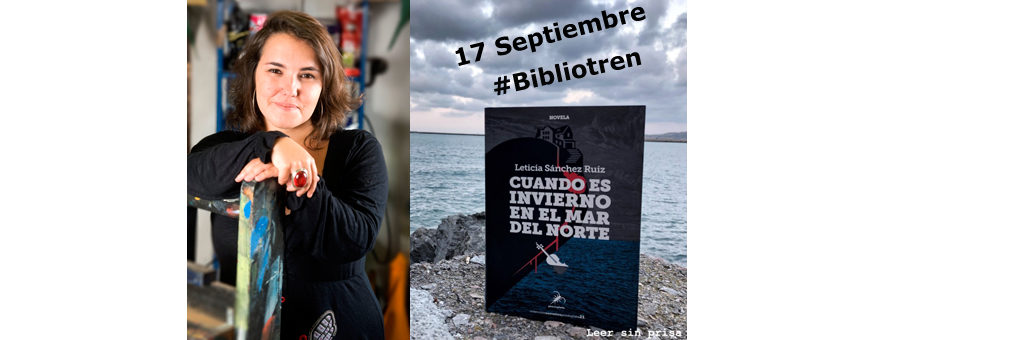 Leticia Sánchez en el #Bibliotren de la AEN