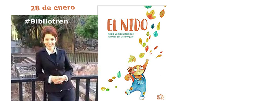 Rocío Campos en el Bibliotren