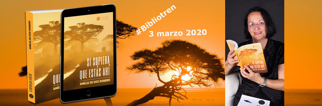 Amelia de Dios en el Bibliotren