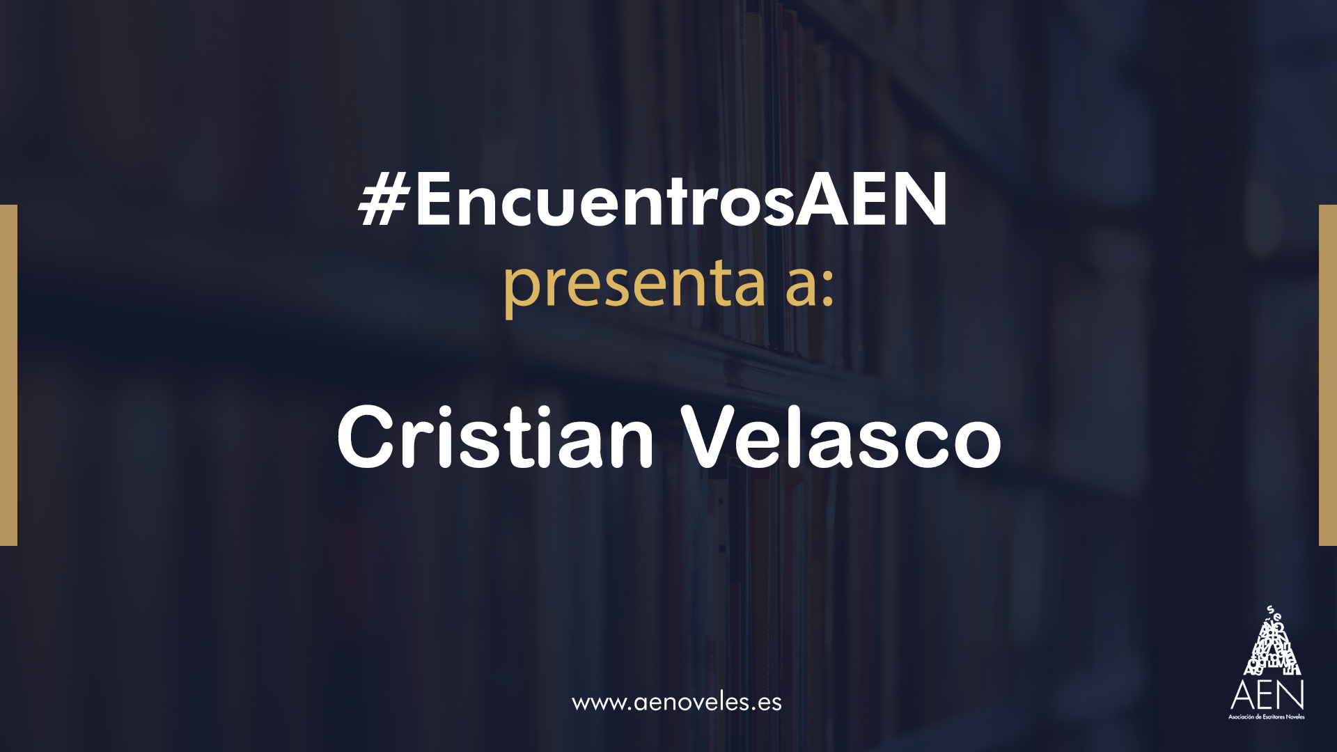 EncuentroAEN con Cristian Velasco