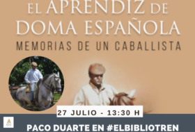 Paco Duarte en el Bibliotren