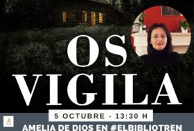 Amelia de Dios en el Bibliotren