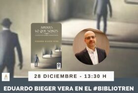 Eduardo Bieger Vera en el Bibliotren