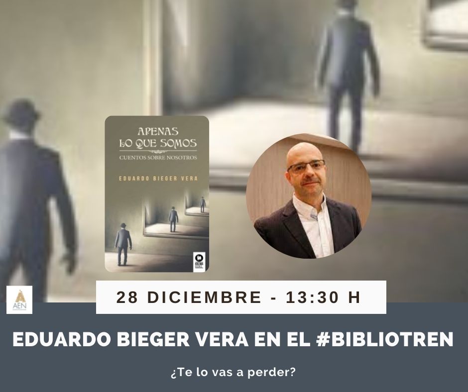 Eduardo Bieger Vera en el Bibliotren