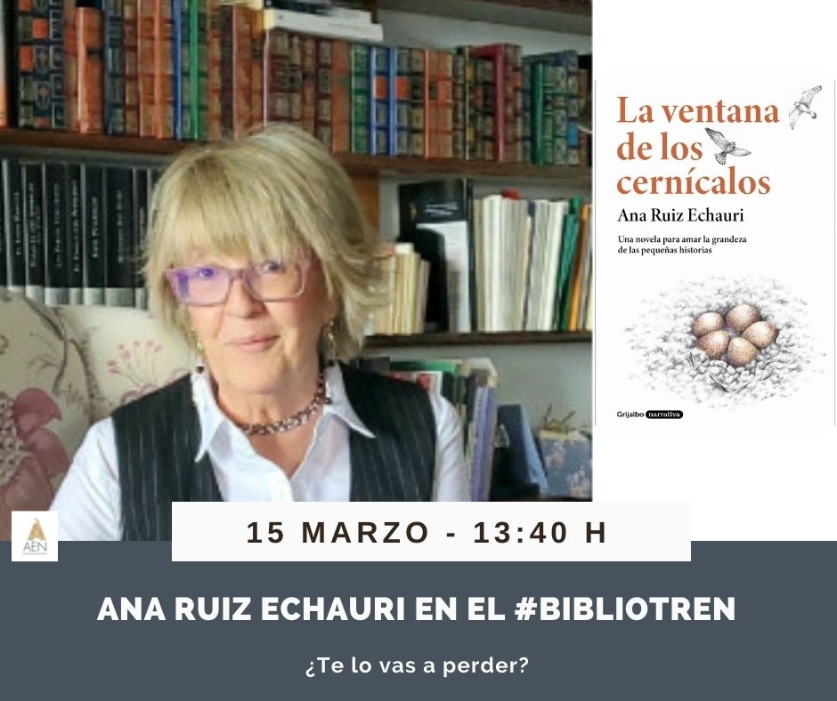 Ana Ruiz Echauri en el Bibliotren