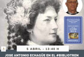 Jose Antonio Echagüe en el Bibliotren