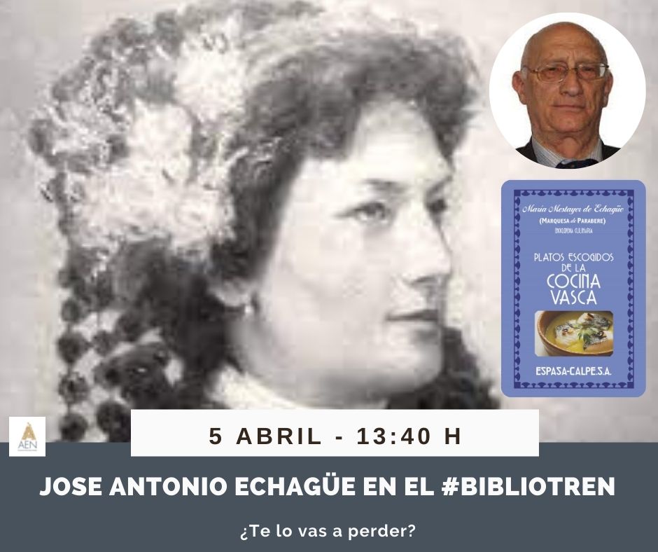 Jose Antonio Echagüe en el Bibliotren