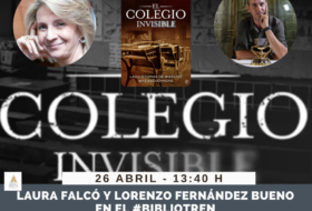 Laura Falcó y Lorenzo Fernandez Bueno en el Bibliotren