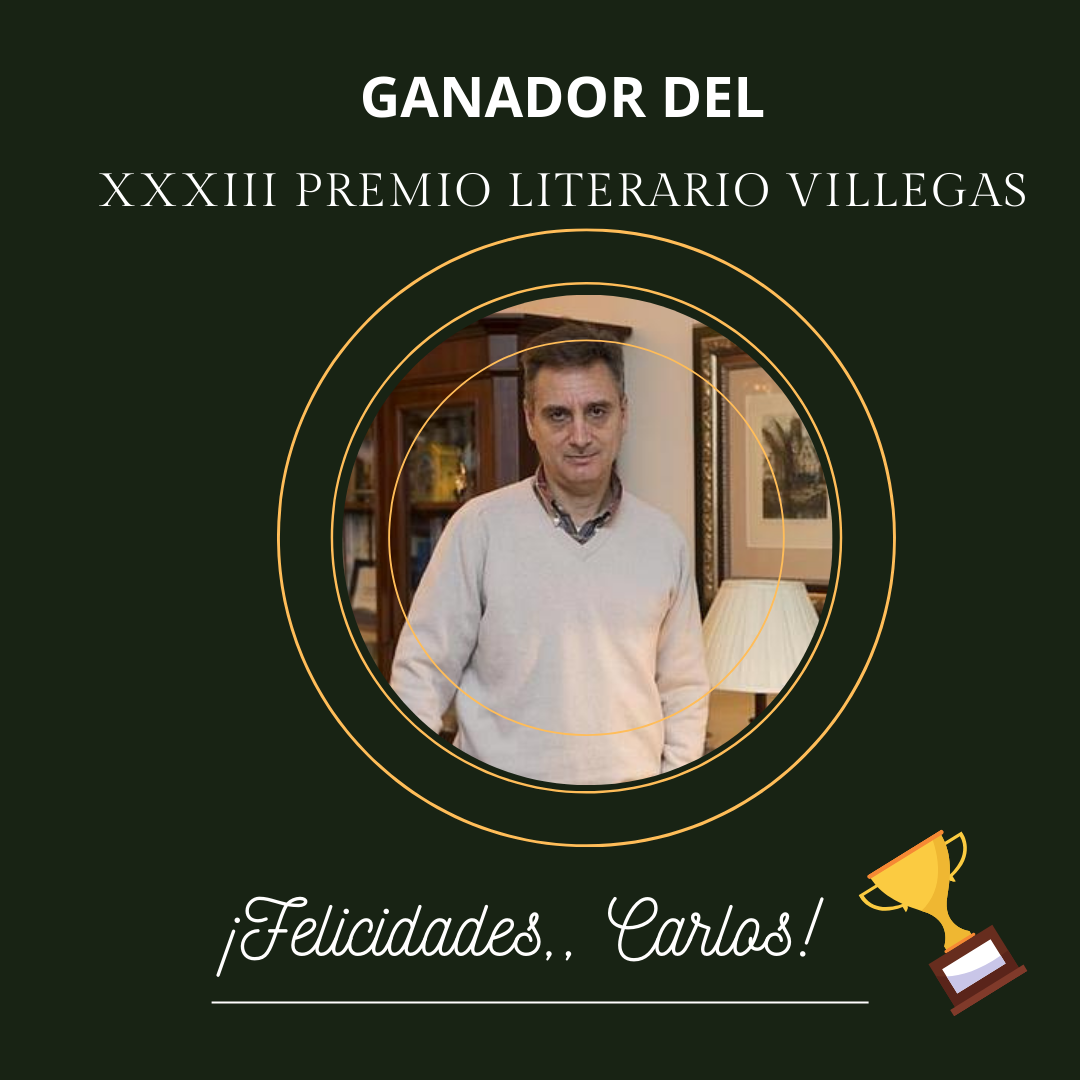 Carlos F. Salinas ganador XXXIII Premio Literario Villegas