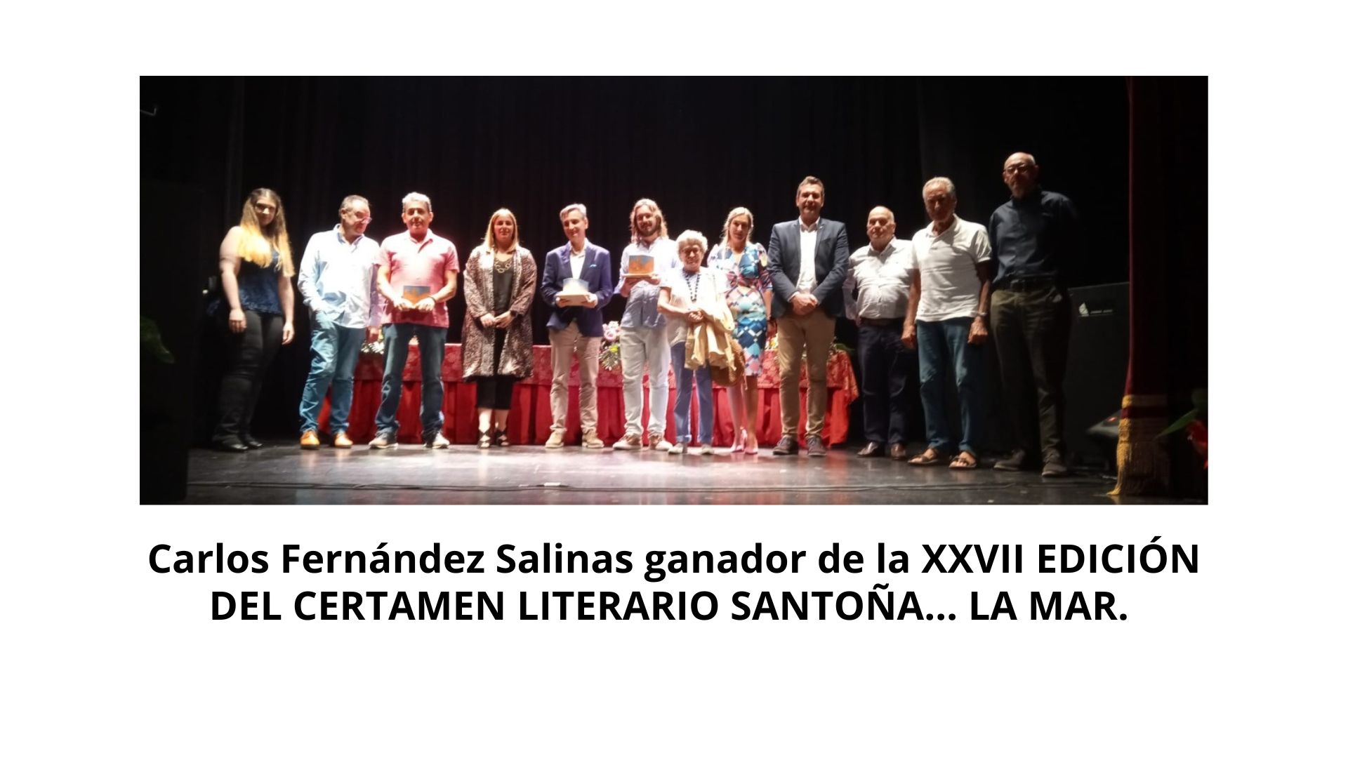 Salinas ganador XXVII edición del certamen literario Santoña... la mar