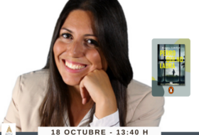 Blanca Cabañas en el Bibliotren