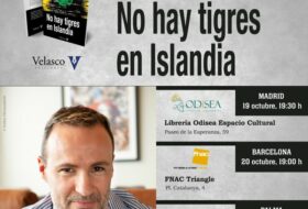 Presentación de No hay tigres en Islandia en Madrid, Barcelona y Palma