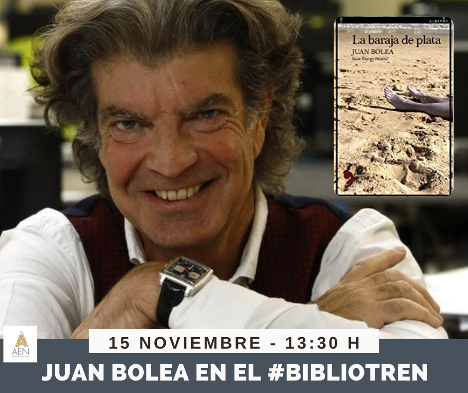 Juan Bolea estará en el Bibliotren de este martes 15 de noviembre