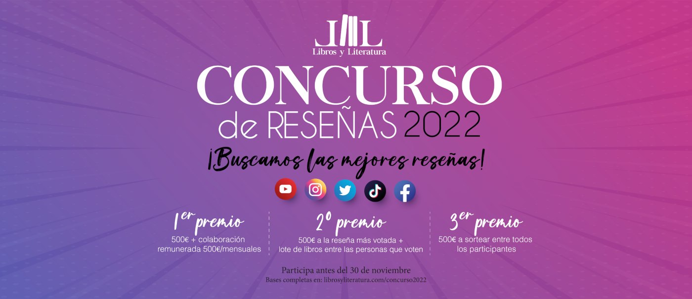 Concurso de reseñas literarias organizado por LibrosyLiteratura