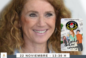 María Menéndez-Ponte en el Bibliotren