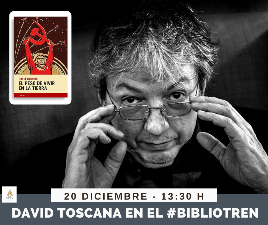David Toscana en el Bibliotren