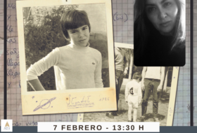 Nuria M. Deaño en el Bibliotren